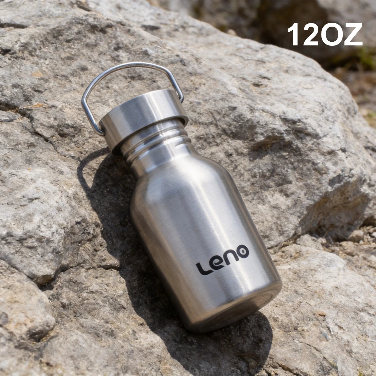 350-2000ml Stainless Steel Water Bottle Single Wall Metal Bottle for Camping Hiking Cycling Outdoor Sports Reusable Bottle NestNook