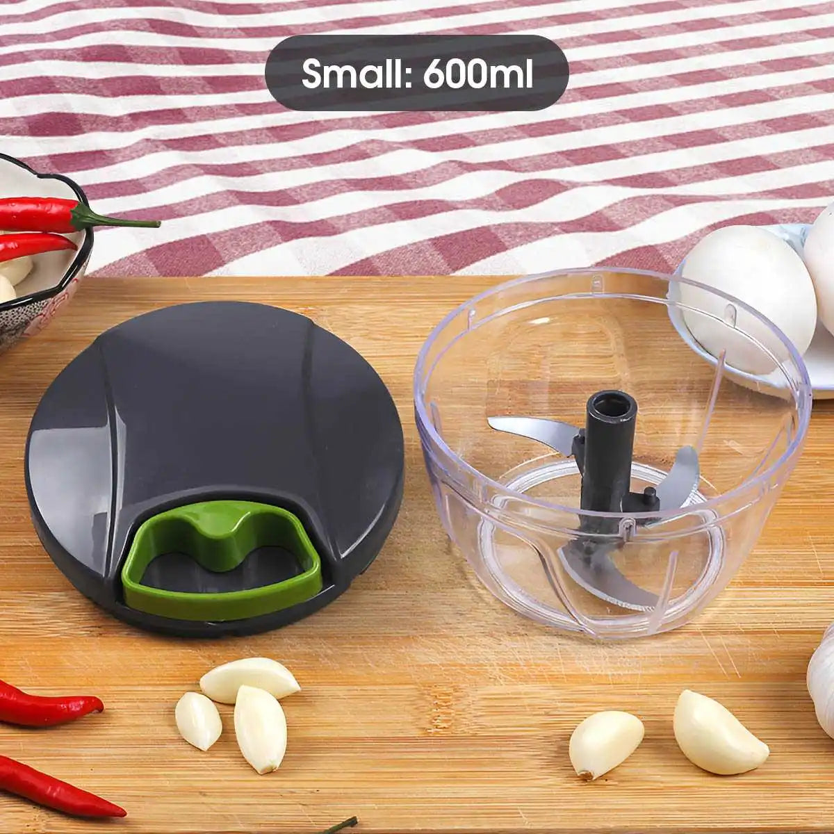 Pull-String Garlic & Veggie Chopper NestNook