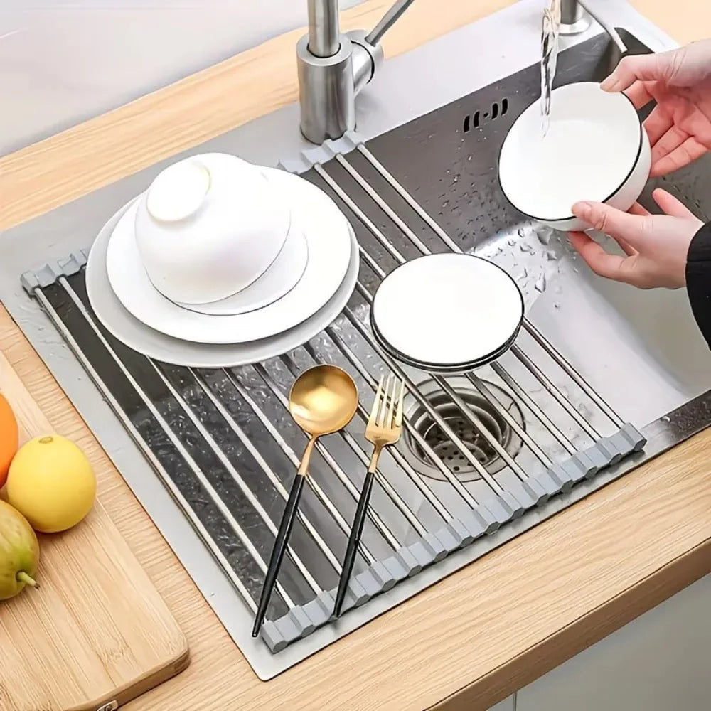 Roll-Up Dish Drying Rack NestNook