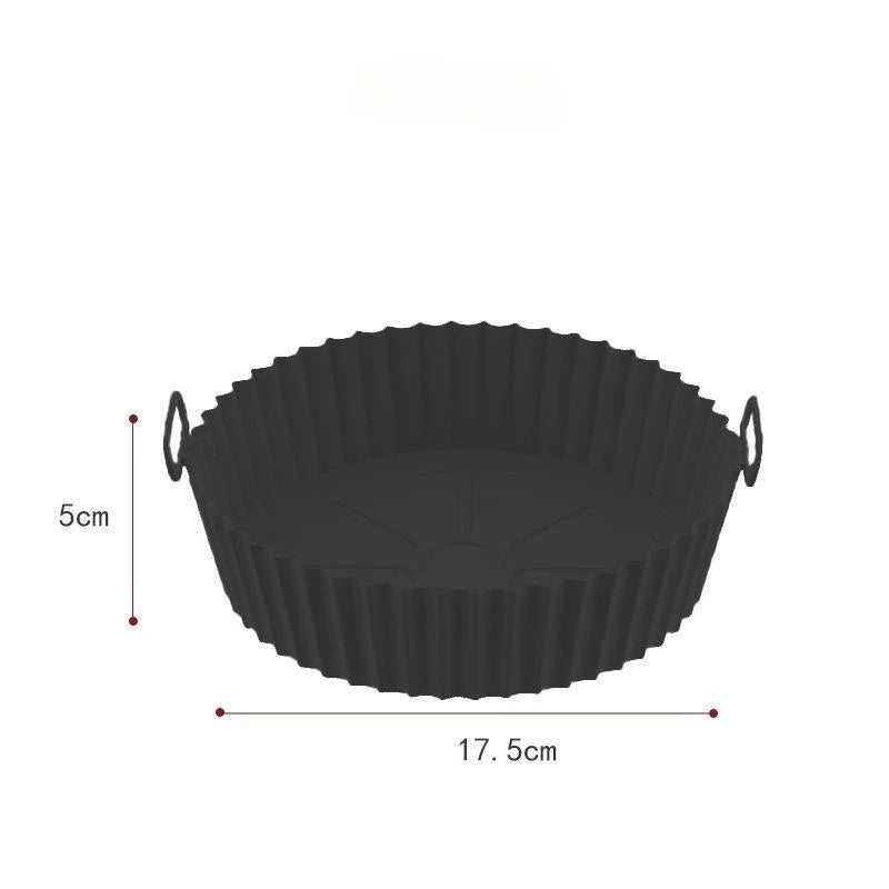 Air Fryer Silicone Liners Air Fryer Silicone Pot Reusable Silicone Air Fryer Liners Food Safe Non Stick Air Fryer Basket Accesso NestNook