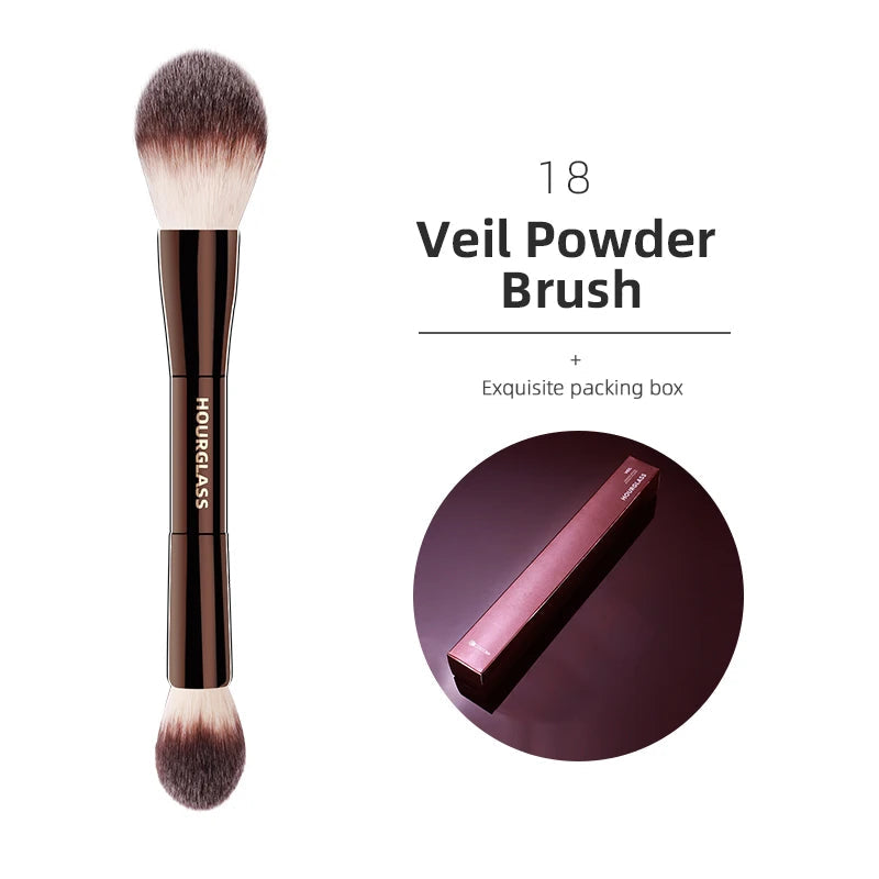 Hourglass Makeup Brushes Powder Foundation Concealer Blusher Bronzer Eye Shadow Eyebrow Eyeliner Sculpting Brush NestNook