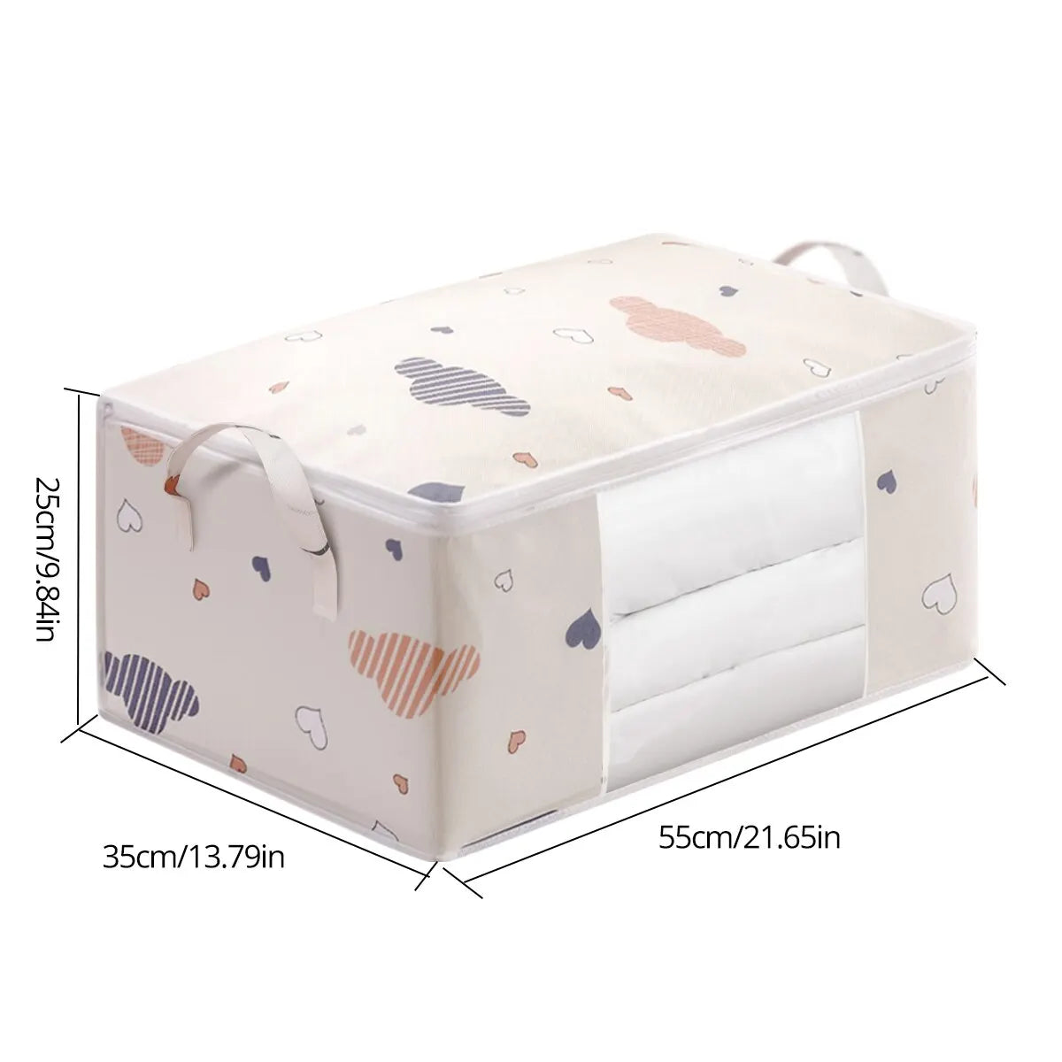 Large Capacity Quilt Storage Bag – Foldable, Reinforced Handle NestNook