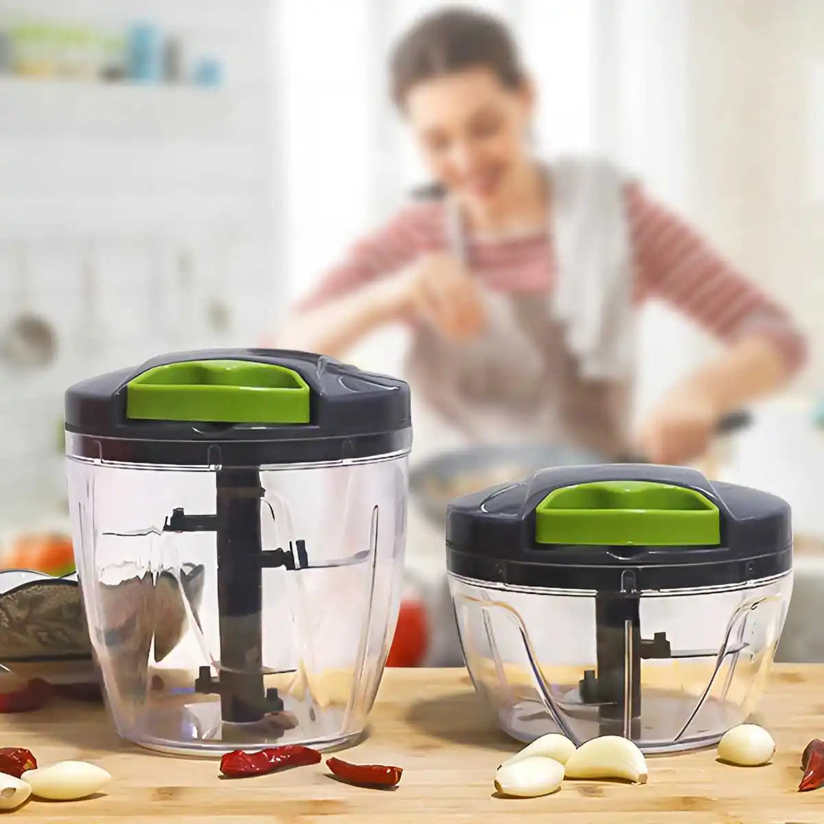 Pull-String Garlic & Veggie Chopper NestNook