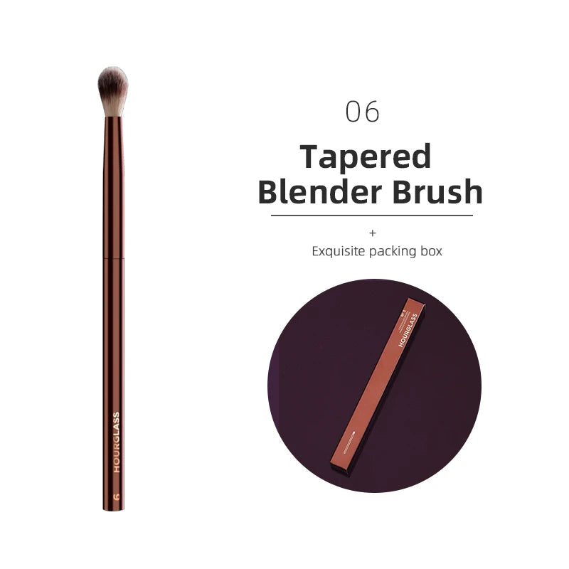 Hourglass Makeup Brushes Powder Foundation Concealer Blusher Bronzer Eye Shadow Eyebrow Eyeliner Sculpting Brush NestNook