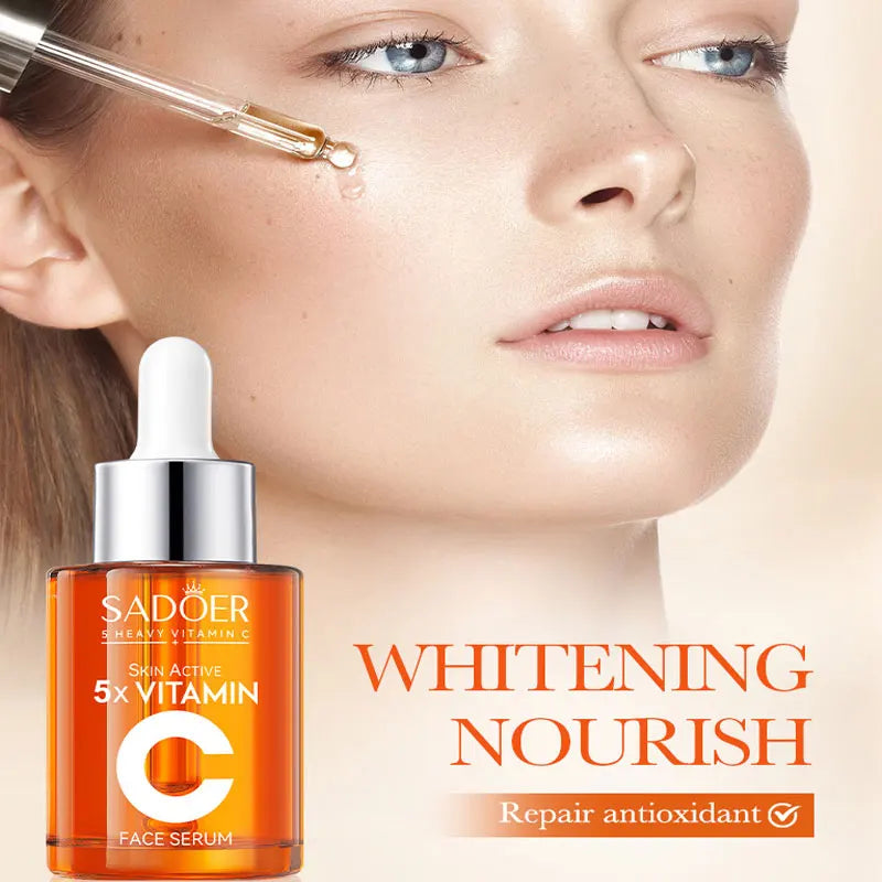 Vitamin C Hydrating Serum 5 Functions Facial Moisturizing Repair Essence Facial Shrink Pores Brightning Korean SkinCare Products NestNook