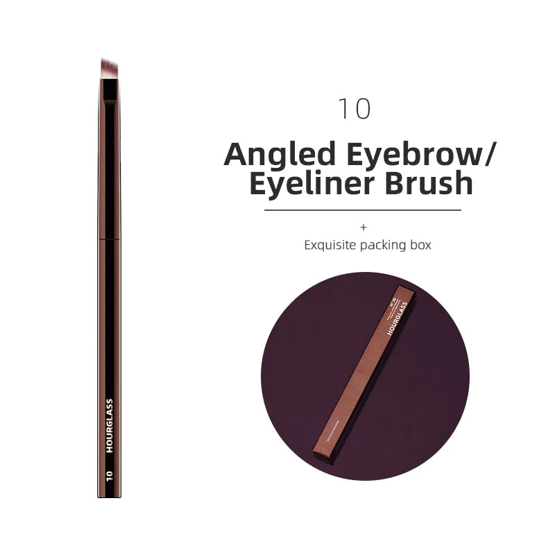 Hourglass Makeup Brushes Powder Foundation Concealer Blusher Bronzer Eye Shadow Eyebrow Eyeliner Sculpting Brush NestNook