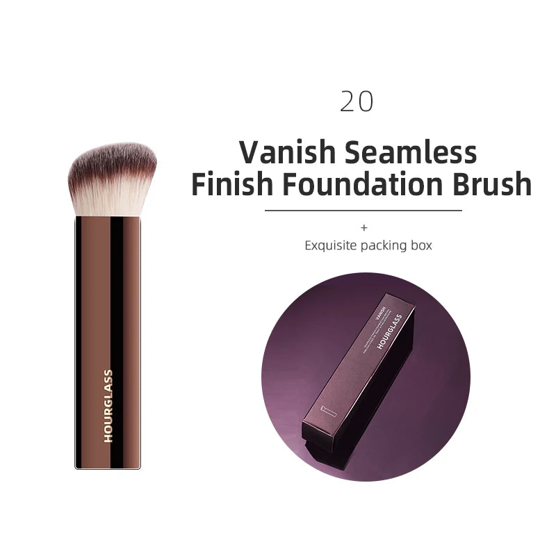 Hourglass Makeup Brushes Powder Foundation Concealer Blusher Bronzer Eye Shadow Eyebrow Eyeliner Sculpting Brush NestNook