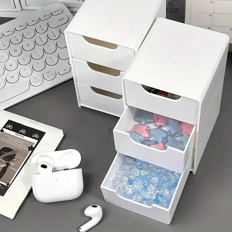 3-Tier Cosmetic and Desk Organizer with Drawers NestNook