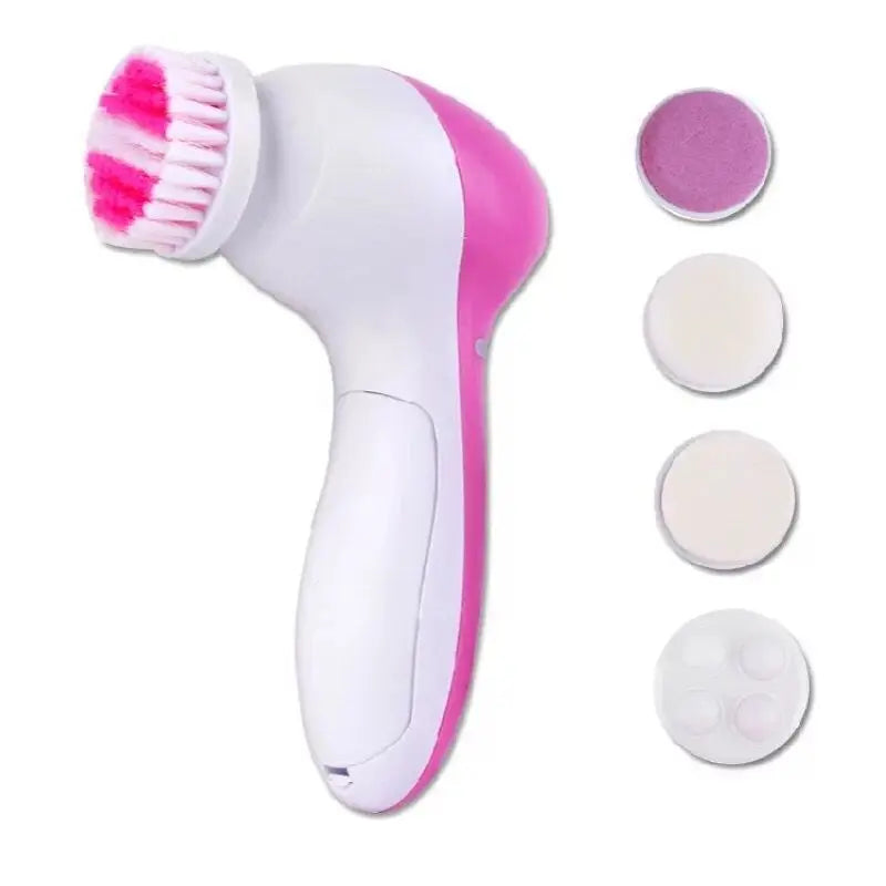Electric Facial Cleaner 5 IN 1 Face Cleansing Brush Wash Machine Spa Skin Care Massager Blackhead Cleaning Facial Cleanser Tools NestNook