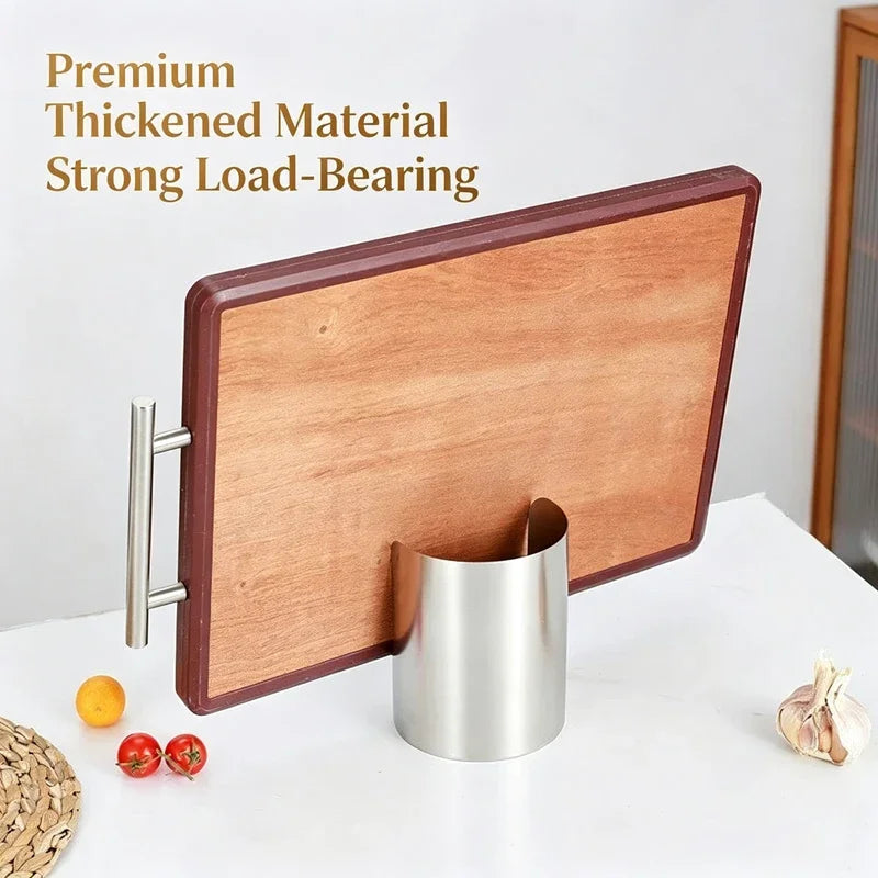 Stainless Steel Pot Lid and Cutting Board Organizer NestNook