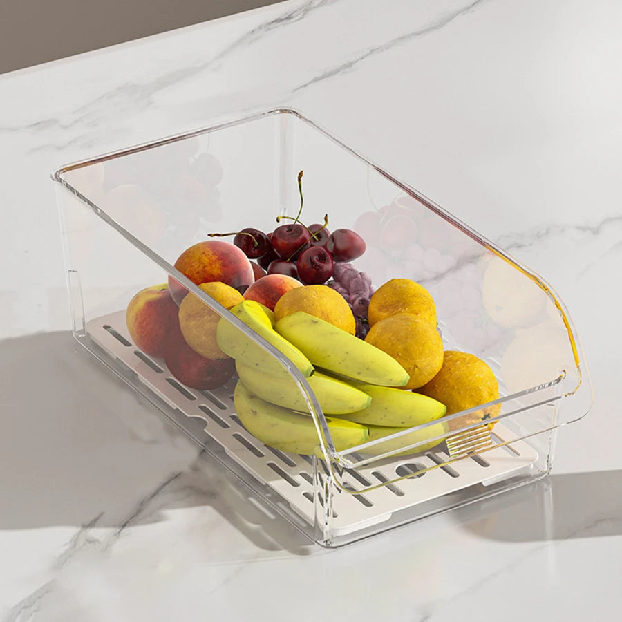 Clear Fridge Organizer Bins (Set) NestNook