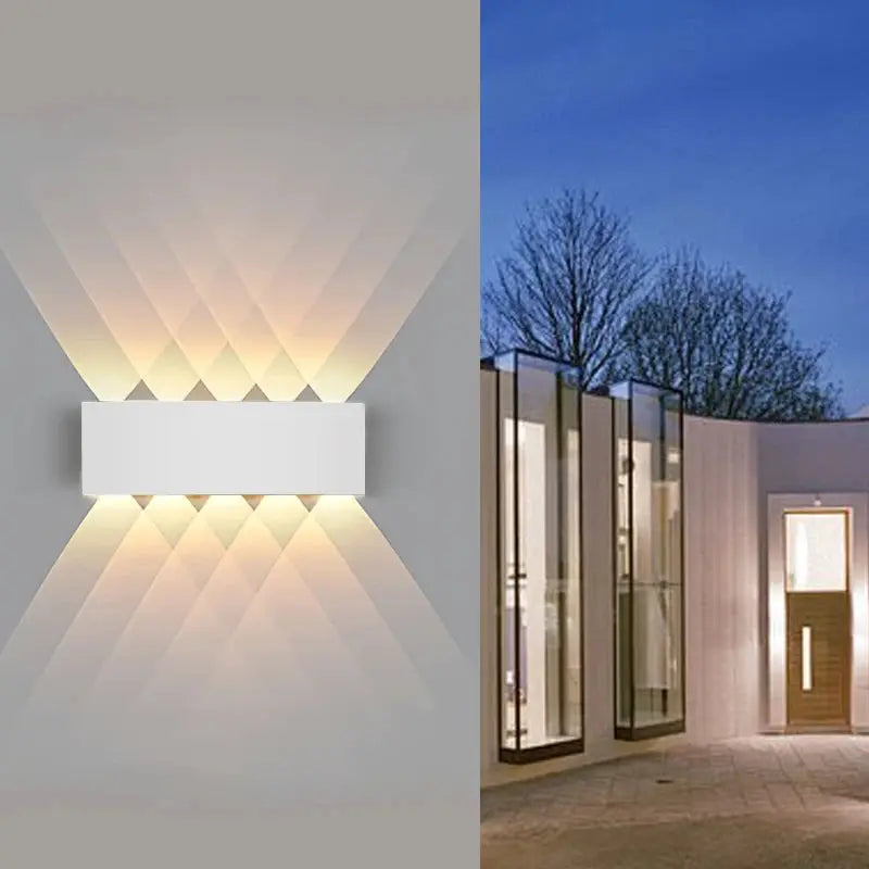 LED Wall Light Waterproof IP65 Outdoor Wall Lamp Garden Porch Light Decor Garden Yard Bathroom Bedroom Living Room AC85-265V NestNook
