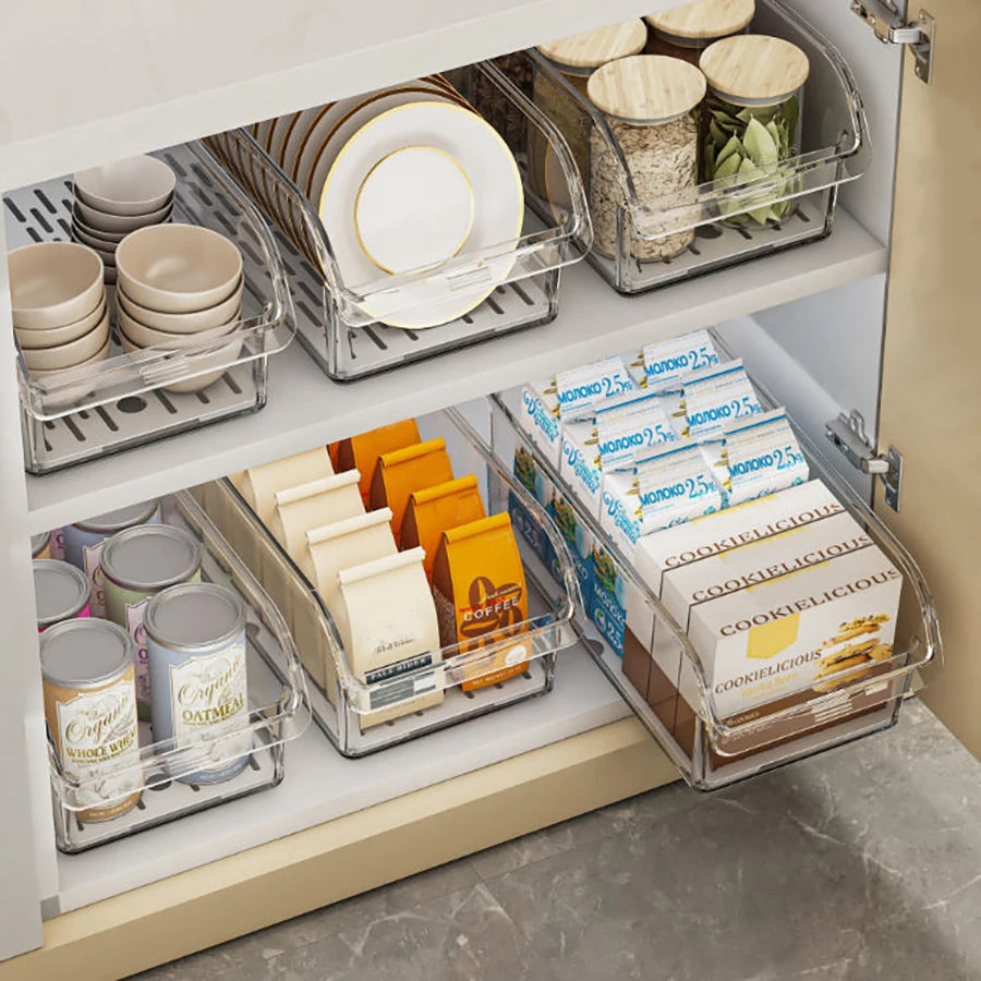 Clear Fridge Organizer Bins (Set) NestNook