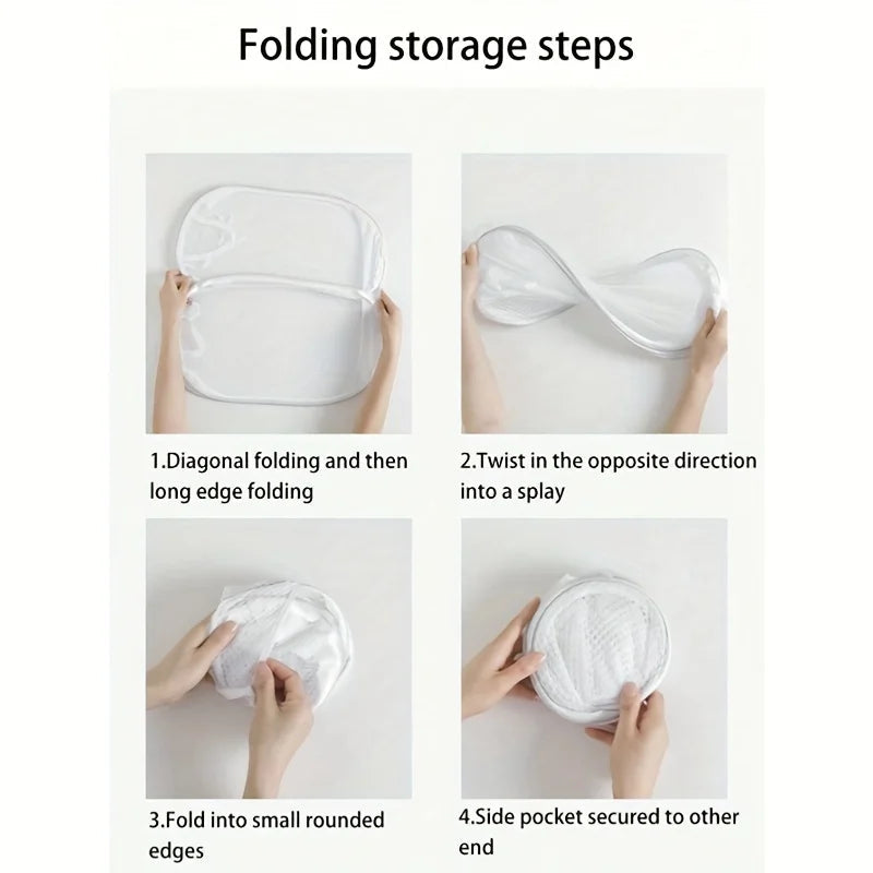 Collapsible Pop-up Mesh Laundry Basket NestNook