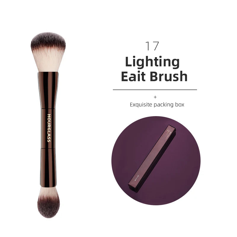 Hourglass Makeup Brushes Powder Foundation Concealer Blusher Bronzer Eye Shadow Eyebrow Eyeliner Sculpting Brush NestNook