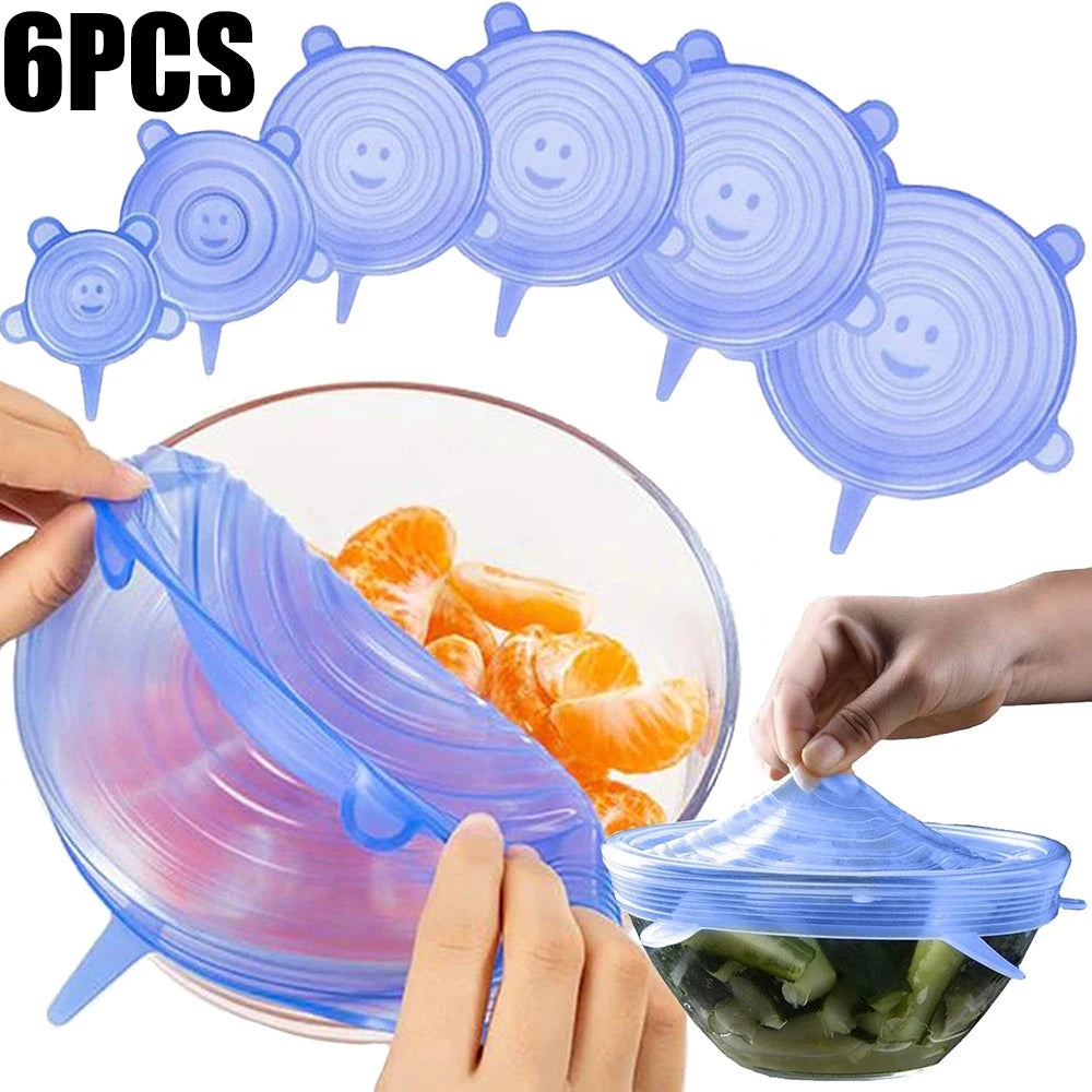 Silicone Stretch Lids (6-Pack) NestNook
