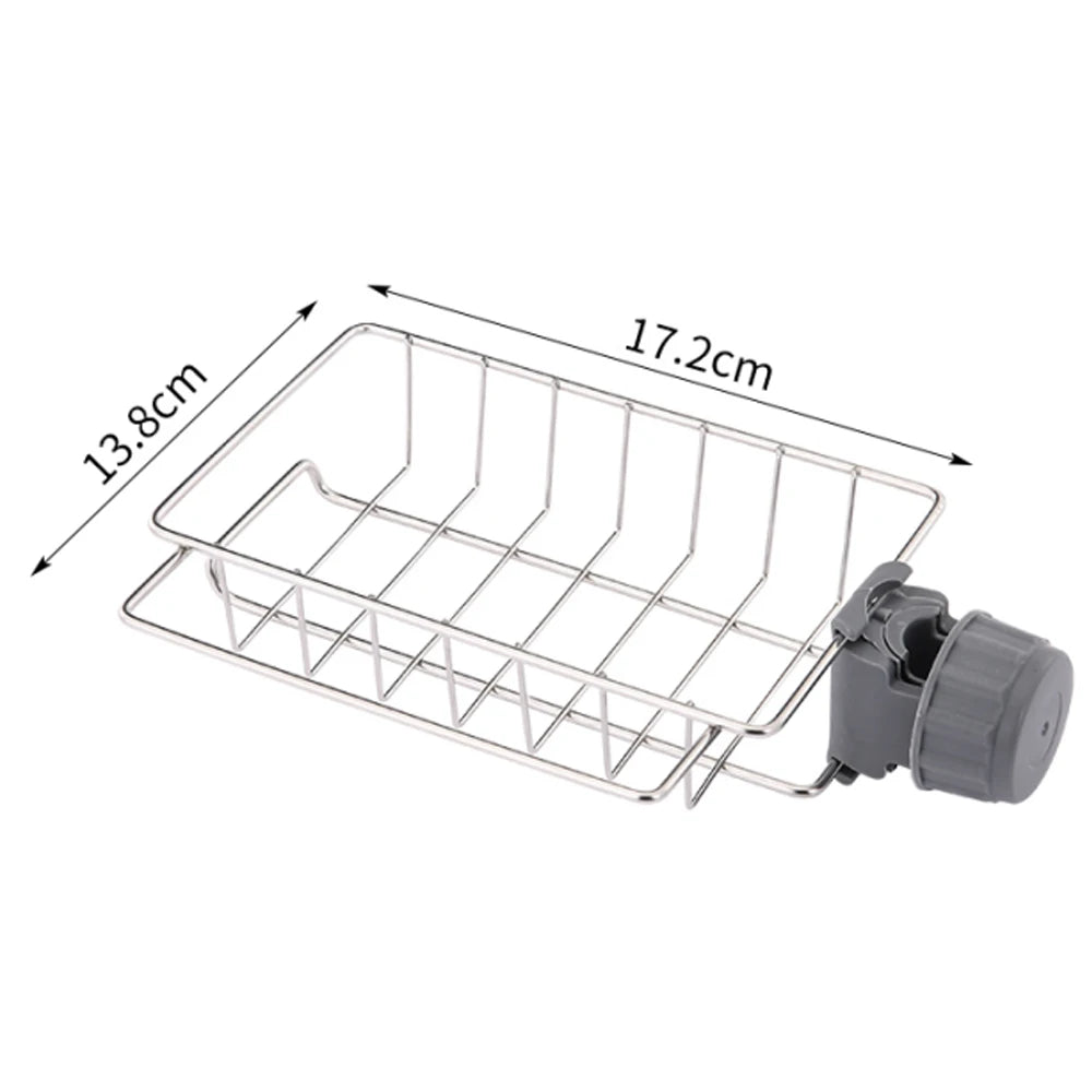 Kitchen Sink Drain Rack Sponge Storage Flexible Faucet Holder Soap Drainer Towel Rack Shelf Organizer Kitchen Accessories NestNook