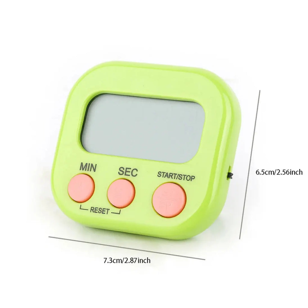 Digital Kitchen Timer for 99 Minutes Cooking Countdown with Magnetic Tool Timing Cook Friendly Alarm Clock Counter with Stand NestNook
