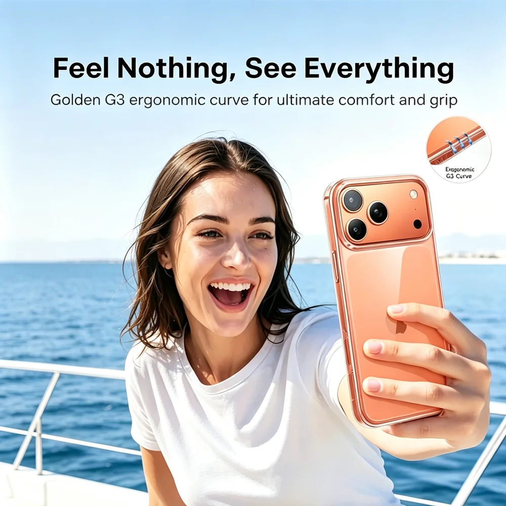 Ultra Slim Transparent Case for iPhone 18 Pro Max - Crystal Clear Anti-Yellowing Military-Grade Cover NestNook