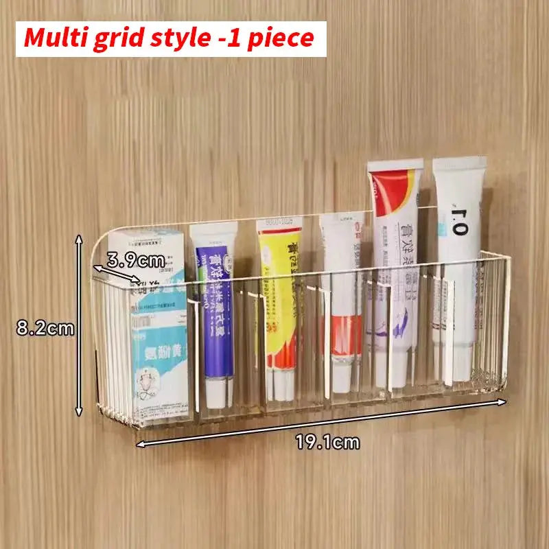1 Piece - Multi Functional Wall Mounted Storage Box - Suitable for Storing Daily Medicines, Cosmetics, Lipstick, Etc NestNook