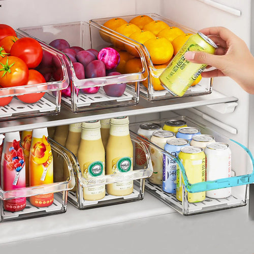 Clear Fridge Organizer Bins (Set) NestNook