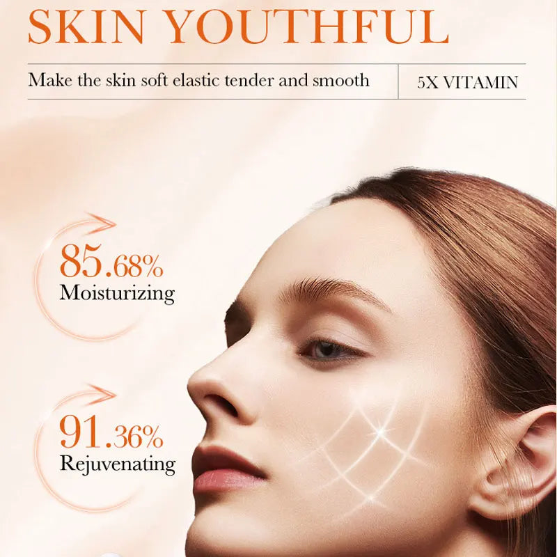 Vitamin C Hydrating Serum 5 Functions Facial Moisturizing Repair Essence Facial Shrink Pores Brightning Korean SkinCare Products NestNook
