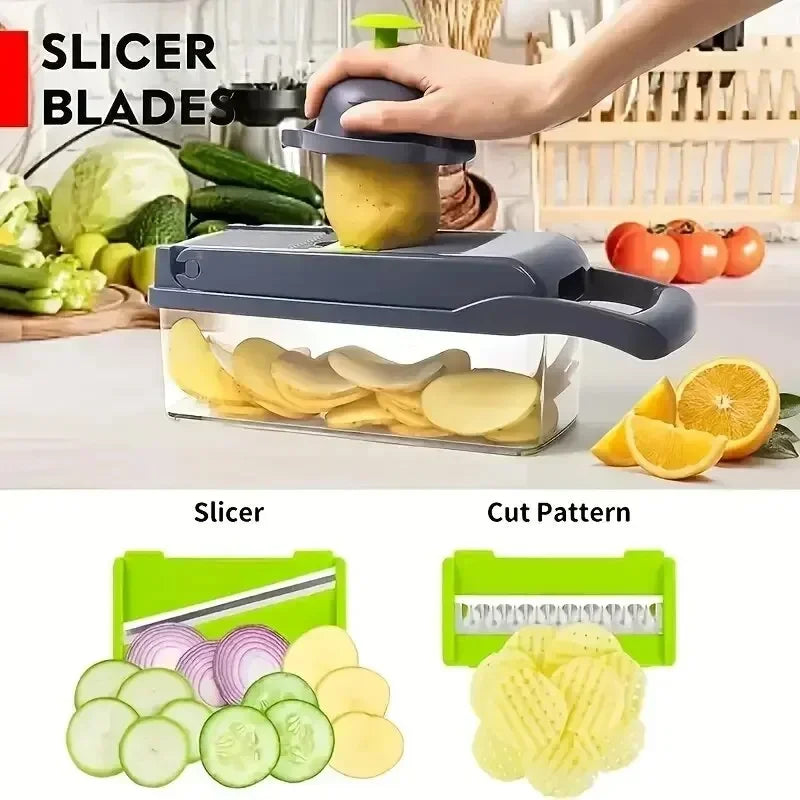16-in-1 Vegetable Chopper & Slicer NestNook