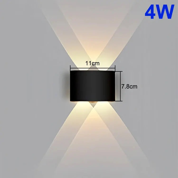 LED Wall Light Waterproof IP65 Outdoor Wall Lamp Garden Porch Light Decor Garden Yard Bathroom Bedroom Living Room AC85-265V NestNook