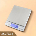 Digital Kitchen Scale Stainless Steel Food Scale with LCD Display for Precise Weighing of Cooking Ingredients Diet NestNook