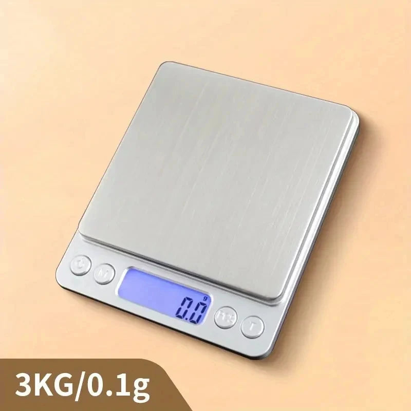 Digital Kitchen Scale Stainless Steel Food Scale with LCD Display for Precise Weighing of Cooking Ingredients Diet NestNook