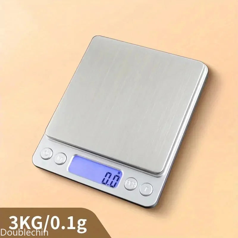 Digital Kitchen Scale Stainless Steel Food Scale with LCD Display for Precise Weighing of Cooking Ingredients Diet NestNook