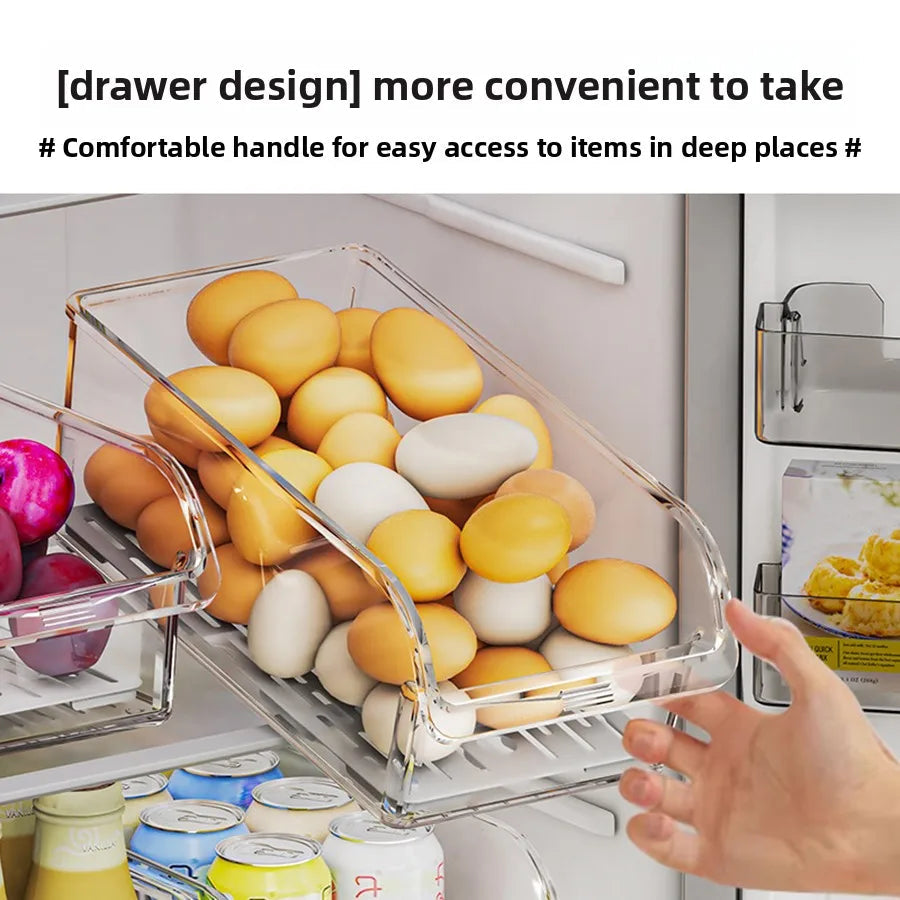 Clear Fridge Organizer Bins (Set) NestNook