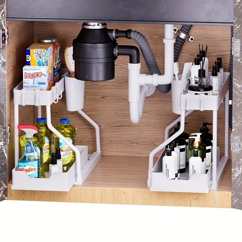 2-Tier Under-Sink Organizer Rack NestNook