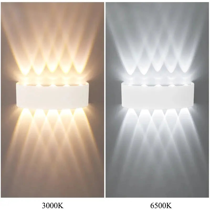 LED Wall Light Waterproof IP65 Outdoor Wall Lamp Garden Porch Light Decor Garden Yard Bathroom Bedroom Living Room AC85-265V NestNook