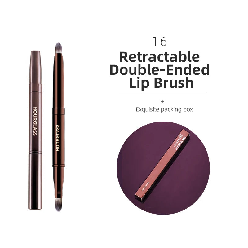 Hourglass Makeup Brushes Powder Foundation Concealer Blusher Bronzer Eye Shadow Eyebrow Eyeliner Sculpting Brush NestNook