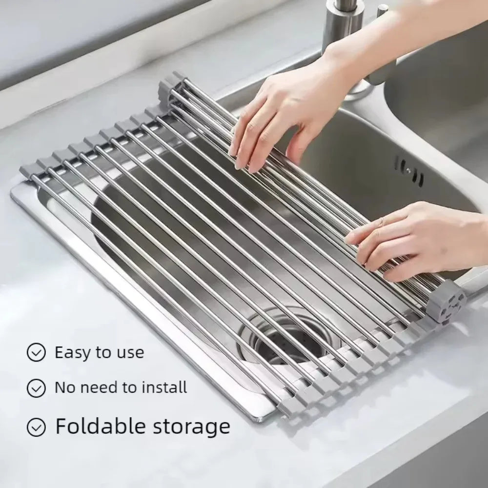Roll-Up Dish Drying Rack NestNook