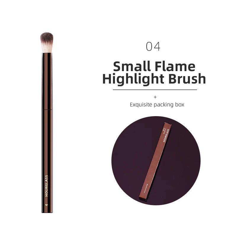 Hourglass Makeup Brushes Powder Foundation Concealer Blusher Bronzer Eye Shadow Eyebrow Eyeliner Sculpting Brush NestNook