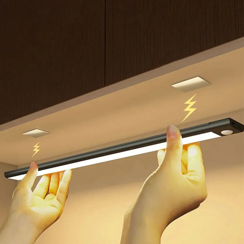 LED Cabinet Light USB Type-C Rechargeable Motion Sensor Led Lamp for Kitchen Wardrobe Cabinet Lighting 20cm/30cm/40cm/50cm/60cm NestNook