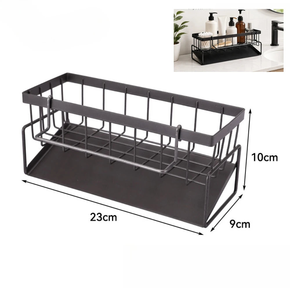 Kitchen Sink Drain Rack Sponge Storage Flexible Faucet Holder Soap Drainer Towel Rack Shelf Organizer Kitchen Accessories NestNook