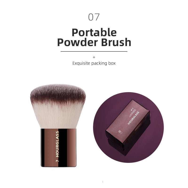 Hourglass Makeup Brushes Powder Foundation Concealer Blusher Bronzer Eye Shadow Eyebrow Eyeliner Sculpting Brush NestNook