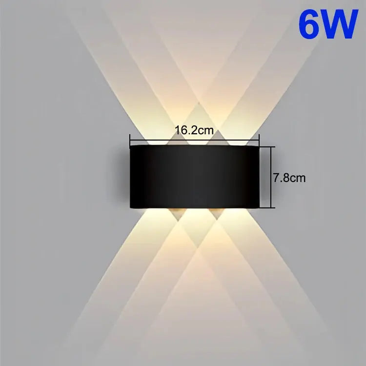 LED Wall Light Waterproof IP65 Outdoor Wall Lamp Garden Porch Light Decor Garden Yard Bathroom Bedroom Living Room AC85-265V NestNook