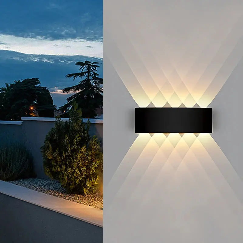 LED Wall Light Waterproof IP65 Outdoor Wall Lamp Garden Porch Light Decor Garden Yard Bathroom Bedroom Living Room AC85-265V NestNook